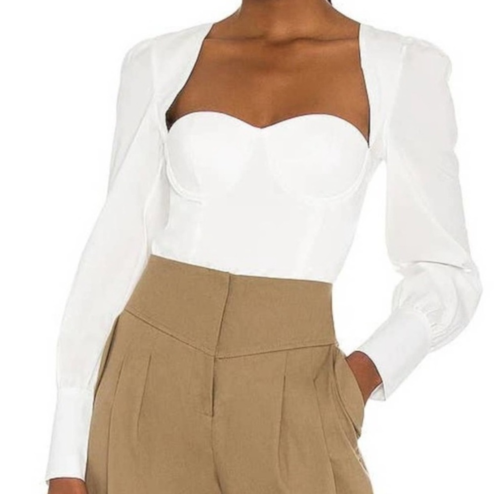 Elegant White Women's Top NBD NWT